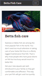 Mobile Screenshot of mybettafishcare.com